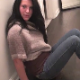 An attractive girl farts for the camera and is later seen finishing up taking a shit on the toilet. No poop action is seen, but she wipes, shows us her dirty toilet paper, and shows her finished product.